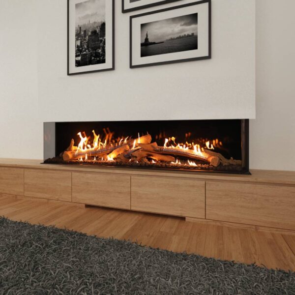 Stock Image - Ortal Gas Fireplace Bay