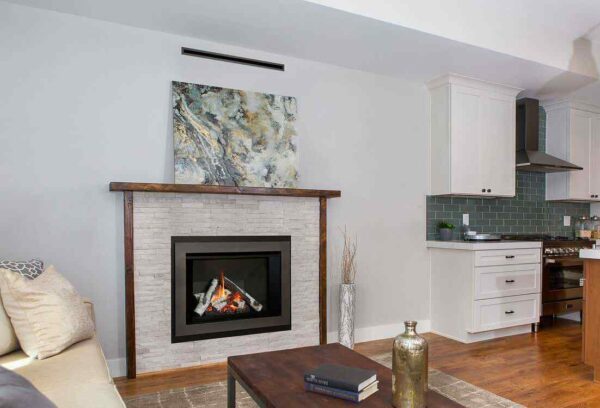 Stock Image - Valor Gas Fireplace Traditional