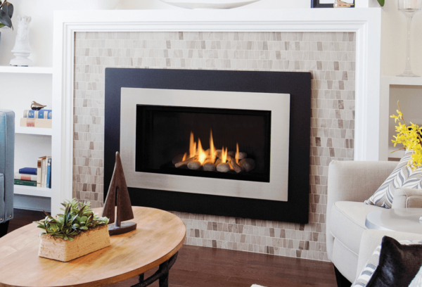 Stock Image - Valor Gas Fireplace Traditional