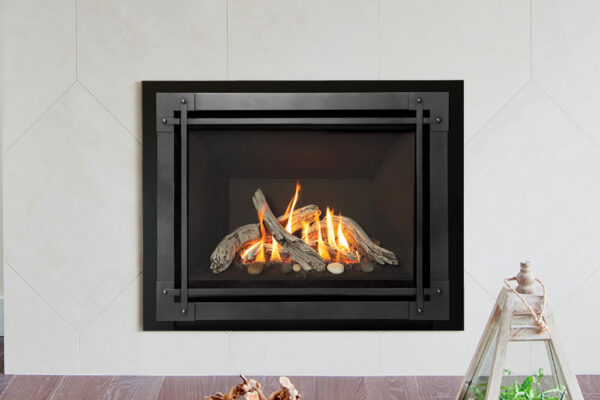 Stock Image - Valor Gas Fireplace Traditional