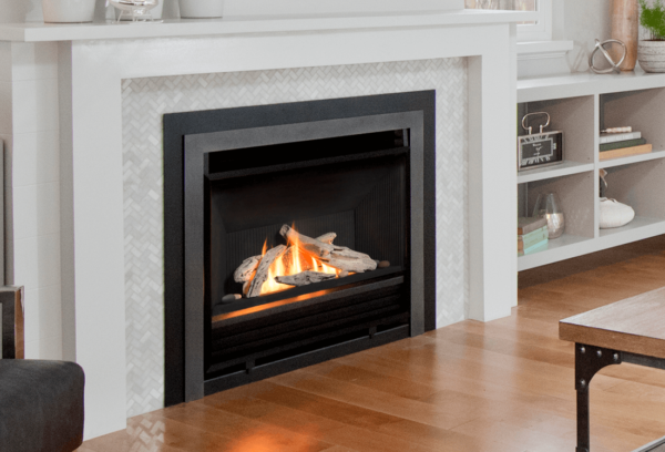 Stock Image - Valor Gas Fireplace Contemporary
