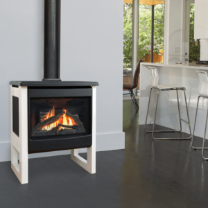 Stock Image - Valor Gas Stove Contemporary|Freestanding|Legs