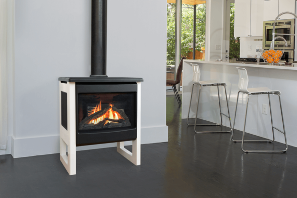 Stock Image - Valor Gas Stove Contemporary|Freestanding|Legs