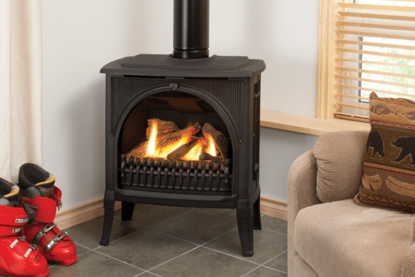 Stock Image - Valor Gas Stove Contemporary|Freestanding|Legs