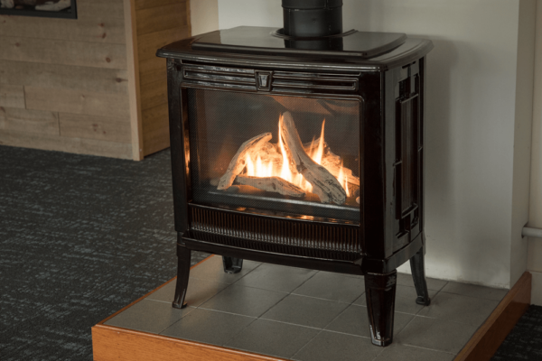 Stock Image - Valor Gas Stove Contemporary|Freestanding|Legs