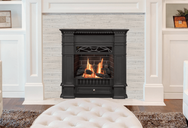 Stock Image - Valor Gas Fireplace Portrait|Traditional