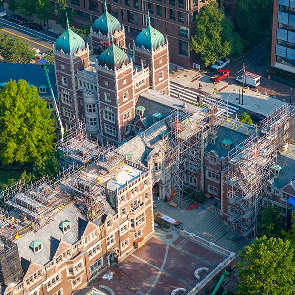 1 Upenn Stand Alone Pic On Commercial Page Cast In Place Solid Flue Chimney Lining Commercial Project