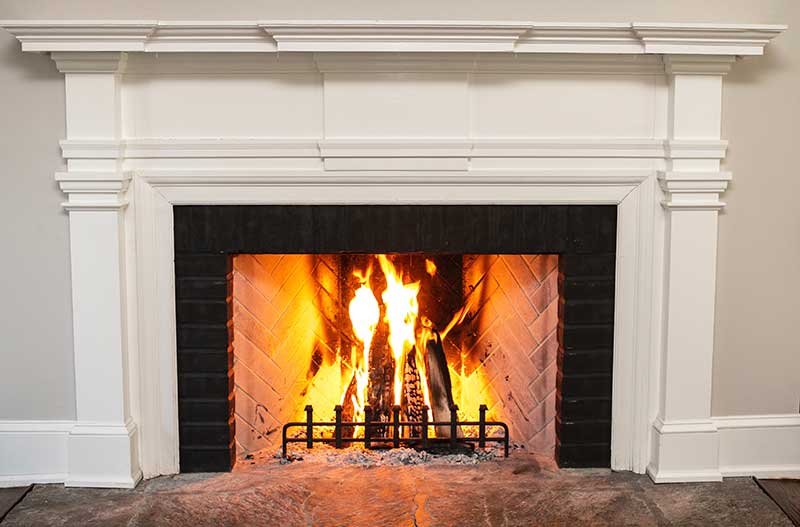 Soapstone Herringbone Firebox Fireplace Wallingford Pa